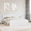 Berkfield Bed Frame with Headboard White 180 x 200 cm Solid Pine Wood 1