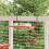 Berkfield Balcony Table Red 60x40 cm Steel 1