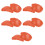 10Pcs Breathable Lightweight Toe Inserts Soft PU-round head O 1