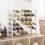 Berkfield Wine Rack for 36 Bottles White Metal 1