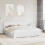 Berkfield Bed Frame with Headboard White 180 x 200 cm Engineered Wood 1