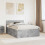 Berkfield Bed Frame Concrete Grey 150 x 200 cm Engineered Wood 1
