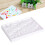 Paint Palette Wavy Imitation Ceramic, Square White 6