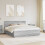Berkfield Bed Frame Grey Sonoma 200 x 200 cm Engineered Wood 1