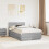 Berkfield Bed Frame Grey Sonoma 120 x 190 cm Engineered Wood 1
