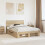 Berkfield Bed Frame Sonoma Oak 150 x 200 cm Engineered Wood 1