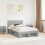 Berkfield Bed Frame Grey Sonoma 120 x 200 cm Engineered Wood 1