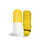 2Pcs Lightweight Windproof Compact Umbrella Yellow with Capsule Case 7