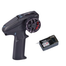 X6PM350 Mini RC Transmitter with Gyro Receiver 2.4GHz RC Remote Controller 350m Range for Cars Trucks Crawlers