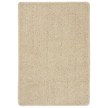 Berkfield Shaggy Rug Cream 120x170 cm Anti Slip