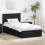 Berkfield Bed Frame Black and Silver 100 x 200 cm Engineered Wood 1