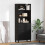 Berkfield Highboard with Drawer 2 pcs Black Oak Engineered Wood 1