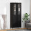 Berkfield Highboard 2 pcs Black Oak Engineered Wood 1