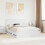 Berkfield Bed Frame with Drawer White 150 x 200 cm Engineer Wood 1