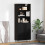Berkfield Highboard with Drawer 2 pcs Black Oak Engineered Wood 1