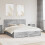 Berkfield Bed Frame Concrete Grey 180 x 200 cm Engineered Wood 1