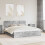 Berkfield Bed Frame Concrete Grey 180 x 200 cm Engineered Wood 1