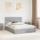 Berkfield Storage Bed Grey Sonoma 150 x 200 cm Engineered Wood 1
