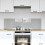 Berkfield Kitchen Backsplash 2 pcs Light Grey 70 x 40 cm Tempered Glass 1