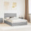 Berkfield Storage Bed Grey Sonoma 150 x 200 cm Engineered Wood 1
