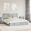 Berkfield Storage Bed Concrete Grey 200 x 200 cm Engineered Wood 1