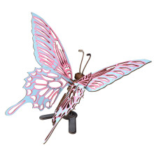 3D Wooden Butterfly Puzzle for Adults and Kids, STEM Craft Kit with Durable Wood and Display Design