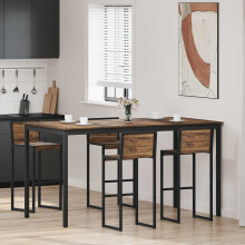 Berkfield Standing Bar Table Engineered Wood