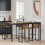 Berkfield Standing Bar Table Engineered Wood 1