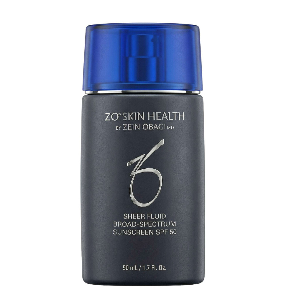 Zo Skin Health Sheer Fluid Broad-Spectrum Sunscreen Spf50 50Ml Blue