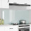 Berkfield Kitchen Backsplash 2 pcs White 70 x 60 cm Tempered Glass 1
