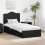 Berkfield Bed Frame with Headboard Black 70 x 190 cm Engineered Wood 1