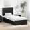Berkfield Bed Frame with Headboard Black 75 x 190 cm Engineered Wood 1