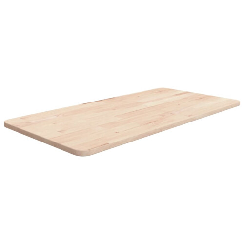 Berkfield Bathroom Countertop 80x40x1.5 cm Untreated Solid Wood