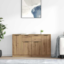 Berkfield Sideboards 2 pcs Artisan Oak 60 x 30 x 70 cm Engineered Wood