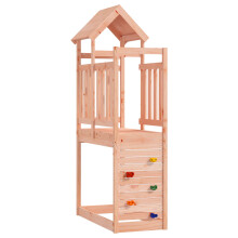 Berkfield Play Tower Brown 53 x 110.5 x 214 cm Solid Douglas Wood