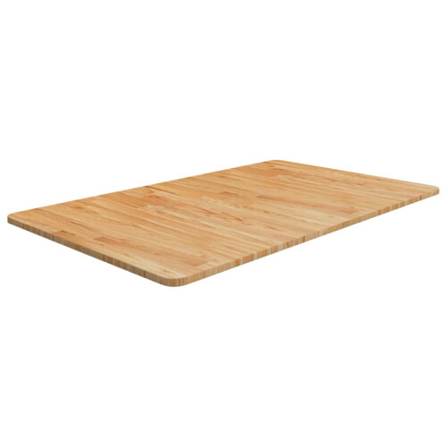 Berkfield Bathroom Countertop Light Brown 100x60x1.5cm Treated Solid Wood