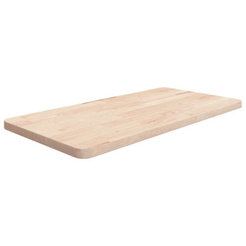 Berkfield Bathroom Countertop 80x40x2.5 cm Untreated Solid Wood
