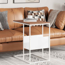 Berkfield Side Table white 55x36x59.5 cm Engineered Wood