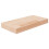 Berkfield Shelf Board 40x20x4 cm Untreated Solid Wood Oak 1