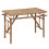 Berkfield Folding Garden Table 115x50x75 cm Bamboo 1