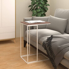 Berkfield Side Table White 40x30x59 cm Engineered Wood