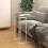 Berkfield Side Table White 40x30x59 cm Engineered Wood 1