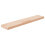 Berkfield Shelf Board 100x20x4 cm Untreated Solid Wood Oak 1