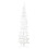 Berkfield Slim Artificial Half Christmas Tree with Stand White 240 cm 1