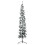 Berkfield Slim Artificial Half Christmas Tree with Flocked Snow 240 cm 1