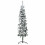 Berkfield Slim Artificial Half Christmas Tree with Flocked Snow 150 cm 1