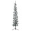 Berkfield Slim Artificial Half Christmas Tree with Flocked Snow 210 cm 1