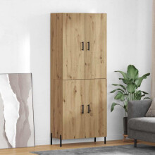 Berkfield Highboard Artisan Oak 69.5 x 34 x 180 cm Engineered Wood
