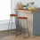 Berkfield Gavin Bar Stools 2 pcs 50x40x78 cm Solid Wood Mango 1