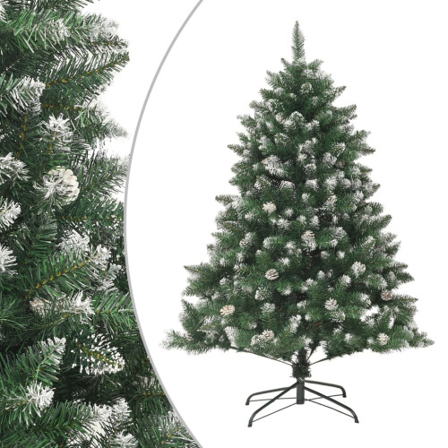 Berkfield Artificial Christmas Tree with Stand 120 cm PVC